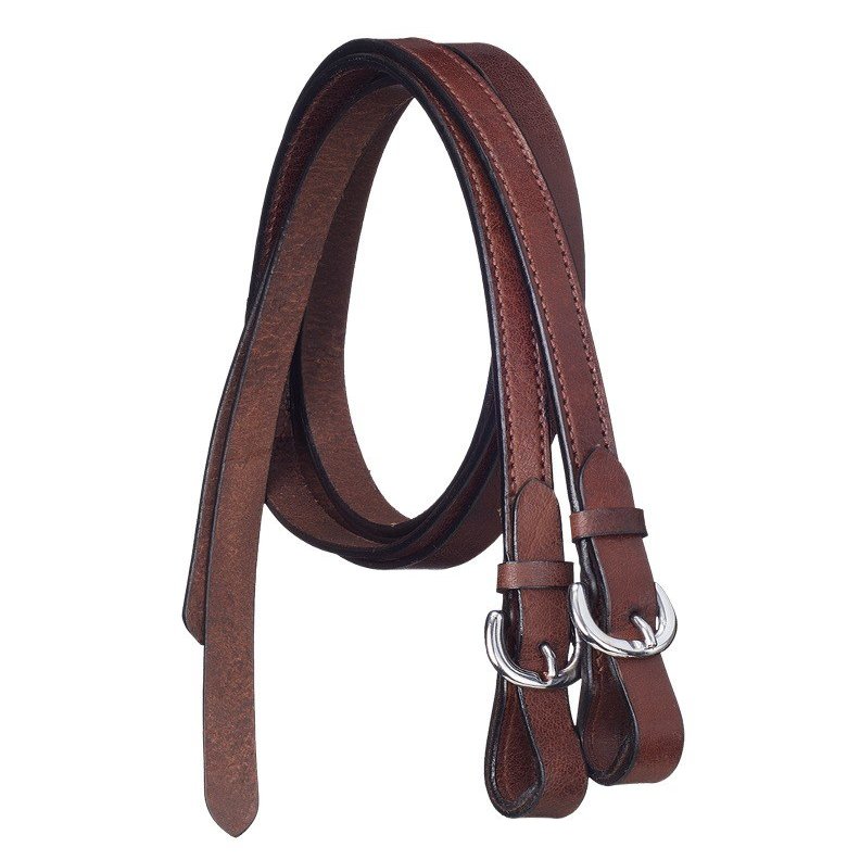 Tough 1 Royal King Buckle End Split Reins Md Oil