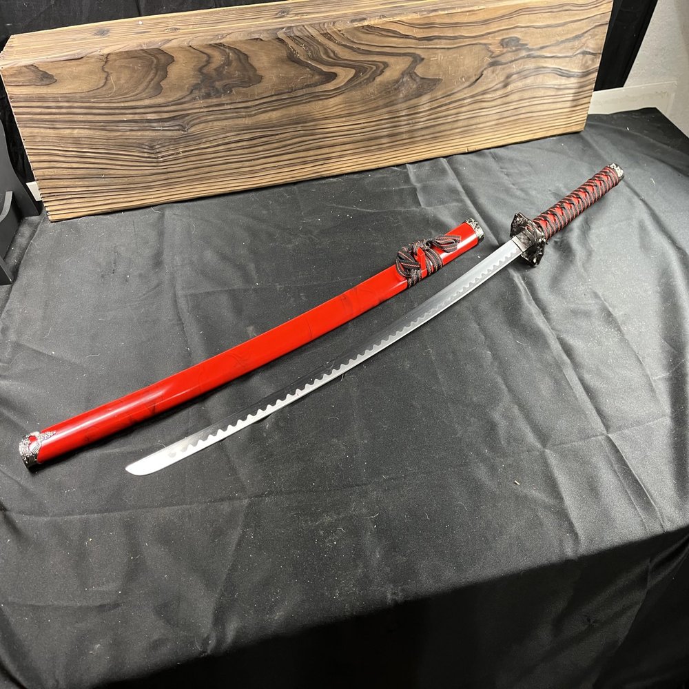 BladesUSA YK-58R Samurai Sword 4-Inch Overall