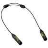 Cablz Zipz Adjustable Eyewear Retainer | Adjustable, Lightweight, Low Profile, Off-The-Neck Eyewear Retainer Strap | Black | 14" w/Regular Tip view 1