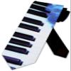 Keyboard ties Mens Music Neck Ties view 1