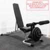 Valor Fitness Leg Curl - Extension Attachment -Bench Not Included -Works with Valor Compatible Fitness Benches - Home Gym Equipment view 3