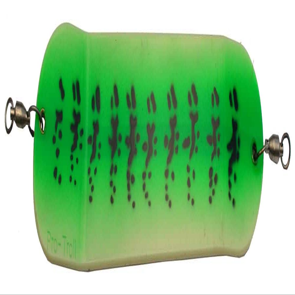 Pro-Troll Fishing Products HotChip 11 Flasher with EChip (Green Splatter Glow, 11-Inch)