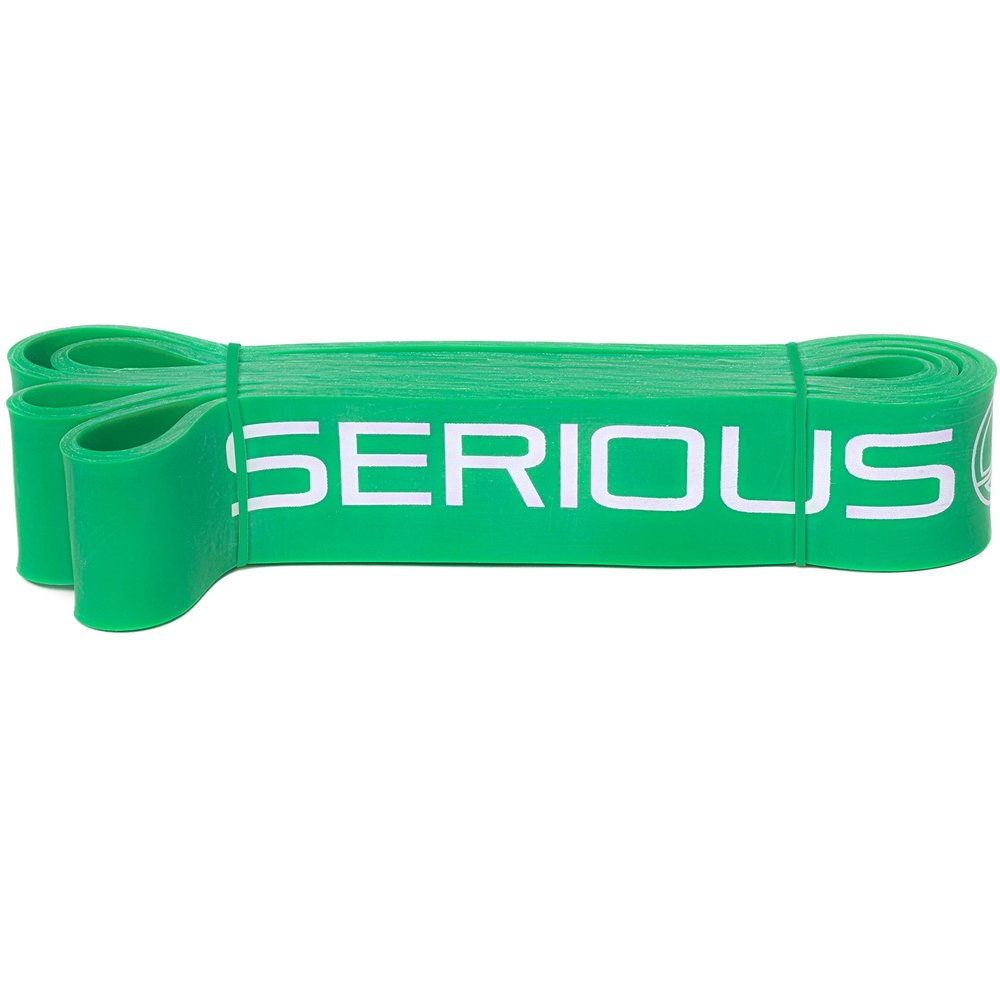 SERIOUS STEEL FITNESS Assisted 41" Pull-Up Band, Resistance & Stretching, Powerlifting & Pull-ups (#4 Green - Single Band)