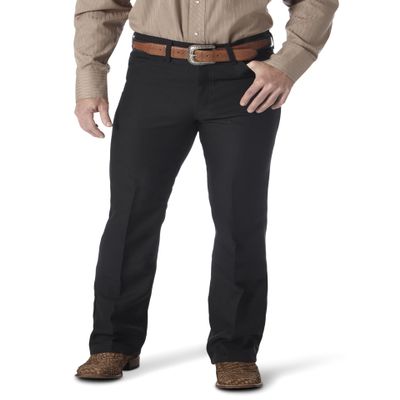 Wrangler Mens Wrancher Dress Jeans, Black, 33W x 34L US