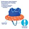 SwimSchool Deluxe Swim Trainer  Heavy Duty Toddler Swim Vest Floatie  Comfortable Sweater-Fit Design with Adjustable Safety Seat  Berry/Blue view 2