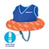 SwimSchool Deluxe Swim Trainer  Heavy Duty Toddler Swim Vest Floatie  Comfortable Sweater-Fit Design with Adjustable Safety Seat  Berry/Blue view 3