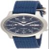 Men's SNK807 SEIKO 5 Automatic Stainless Steel Watch with Blue Canvas Band view 1