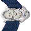 Men's SNK807 SEIKO 5 Automatic Stainless Steel Watch with Blue Canvas Band view 2