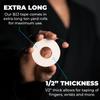 Gold BJJ Jiu Jitsu Tape - Strong Athletic Finger Tape, 1/2" x 30' - Protect Fingers and Toes in MMA, Judo, Wrestling, Martial Arts, Rock Climbing (3 Rolls, White) view 2
