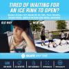 Skate Anytime - Synthetic Ice for Hockey - Skateable Artificial Ice Tiles - Backyard Ice Rink - Expandable (Skateable Synthetic Ice for Hockey Training, Standard Starter Kit (8 Panels) 25 sq ft) view 3