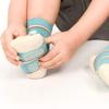 12 Pairs Toddler Girl Grip Crew Socks, Non Skid Cotton Anti Slip Socks for Kids Girls (12 Pairs, 1-3 Years) view 2