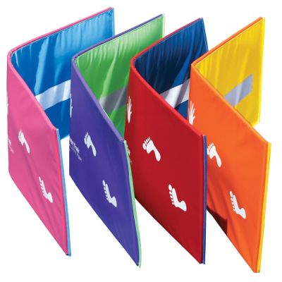 Tumbl Trak Cartwheel Beam Mat, Red and Royal Blue, 2ft x 6ft