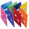 Tumbl Trak Cartwheel Beam Mat, Red and Royal Blue, 2ft x 6ft view 1