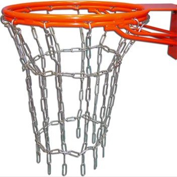 Gared Welded Steel Chain Basketball Net for Double Ring Goals