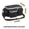 Roswheel 14024 Convertible Bike Bicycle Rear Rack Seat Pannier Trunk Bag with Cup Holder view 4