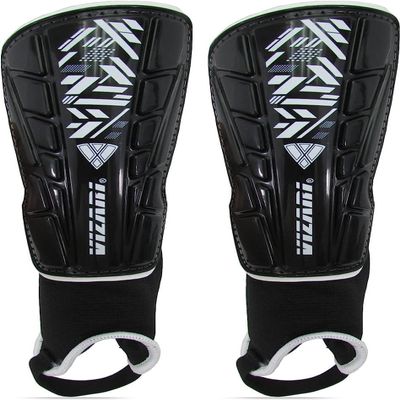 VIZARI Malaga Soccer Shinguard | Durable Soccer Shin Guard with Tough Protection & Elastic Straps | Breathable, Moisture-Wicking Youth Soccer GearProduct