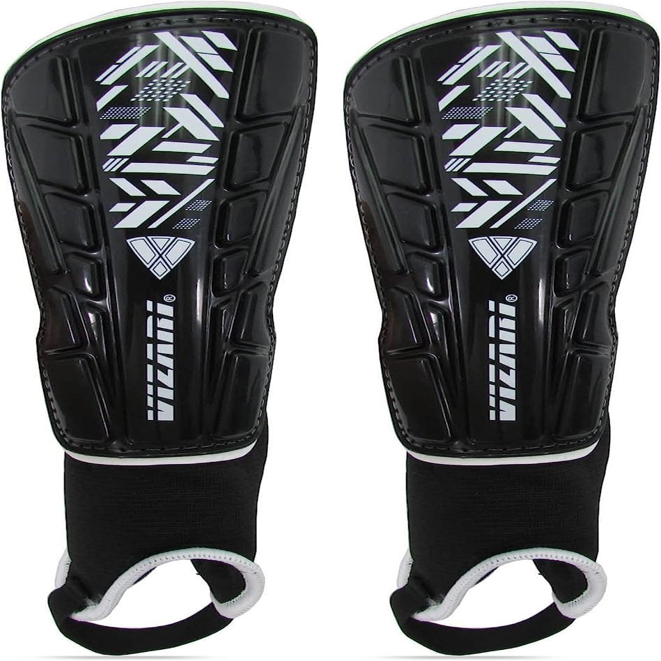 VIZARI Malaga Soccer Shinguard | Durable Soccer Shin Guard with Tough Protection & Elastic Straps | Breathable, Moisture-Wicking Youth Soccer GearProduct