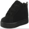 DC mens Court Graffik Casual Skateboarding Shoe, Black/Black/Black, 10.5 US view 1