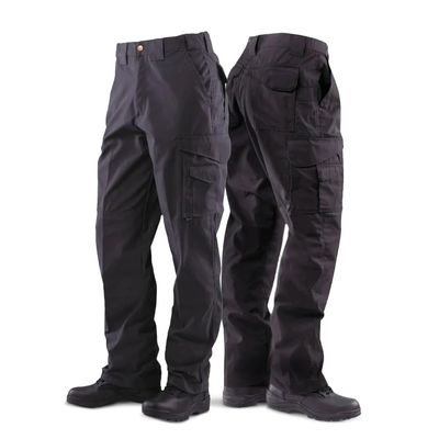 Tru-Spec 24-7 Original Tactical Pants for Men - Durable, Water-Resistant Cargo Work Pants with Concealed Carry and Knee Pad Openings, Black - 36W x 37L