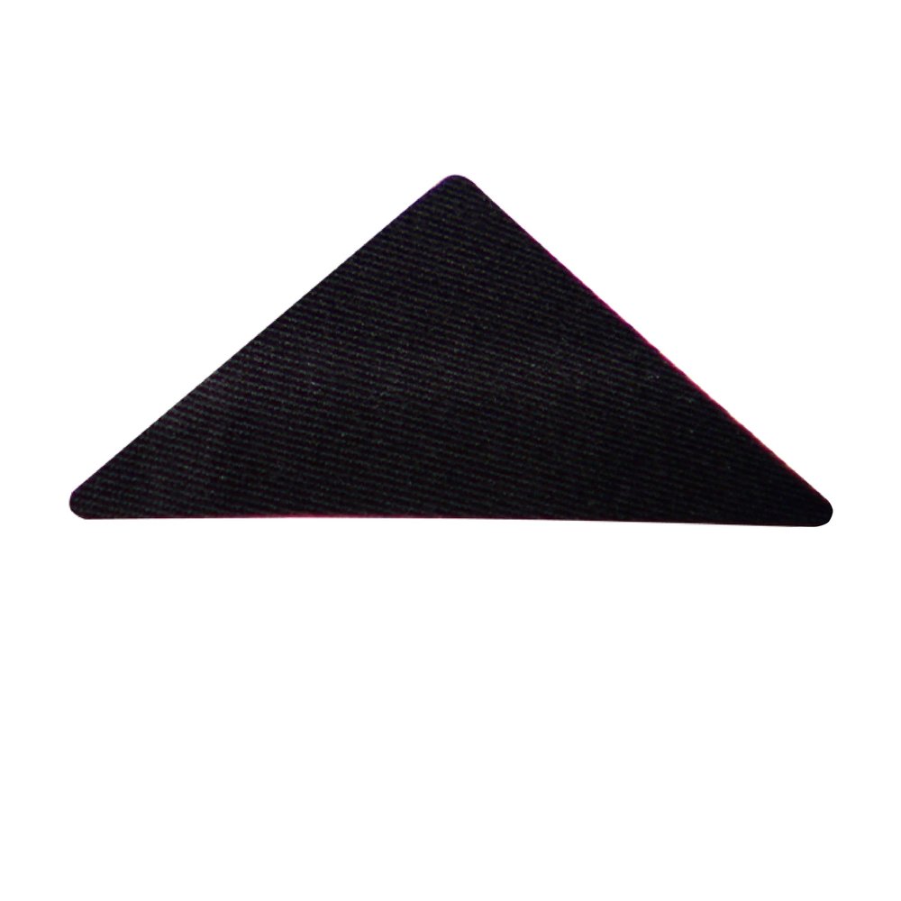 No Curl Collar Permanent Iron-on Polo Shirt Collar Stays - 20 Pair Refill Pack: Black
