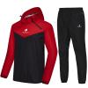 HOTSUIT Sauna Suit for Men & Women Sweat Suit Sauna Jacket Pant Gym Workout 7 Colors, Red, XL view 1