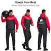 HOTSUIT Sauna Suit for Men & Women Sweat Suit Sauna Jacket Pant Gym Workout 7 Colors, Red, XL view 2