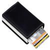 Secrid Slim Wallet Leather Black, RFID Safe Card case view 1
