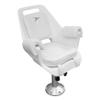 Wise 8WD007-7-710 Deluxe Pilot Chair with Cushions, Mounting Plate, Adjustable Height Pedestal and Seat Mount view 1