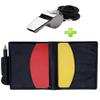 Golvery Soccer Kit - Metal Whistle with Referee Cards Set, Referee Cards for Soccer Football, Ideal Referee Kits for Game Sports view 1