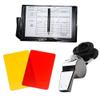 Golvery Soccer Kit - Metal Whistle with Referee Cards Set, Referee Cards for Soccer Football, Ideal Referee Kits for Game Sports view 2