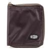 Big Skinny Men's Zippered Bi-Fold Slim Wallet, Holds Up to 25 Cards, Brown view 1