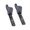 Attwood 11940-2 Universal Adjustable Kayak Foot Pegs/Foot Brace with Trigger Lock, Black Finish, Set of 2, 15 Inches view 1