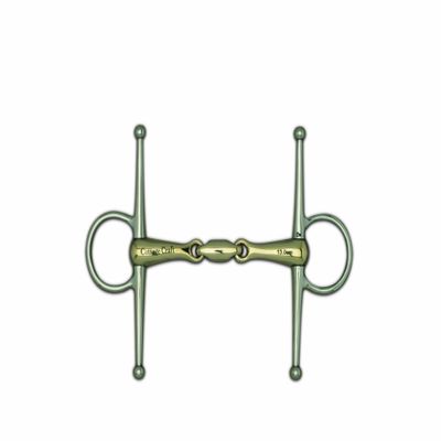 Cottage Craft Full Cheek Snaffle Bit with Elliptical Link 12.5cm