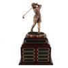 SHOP AWARDS AND GIFTS Perpetual Female Golf Trophy view 1