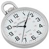Gotham Men's Silver-Tone Ultra Thin Railroad Open Face Quartz Pocket Watch # GWC15026S view 2
