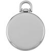 Gotham Men's Silver-Tone Ultra Thin Railroad Open Face Quartz Pocket Watch # GWC15026S view 4