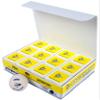 Dunlop Sports Pro Glass Court Squash Ball (White, Pack of 12) view 1