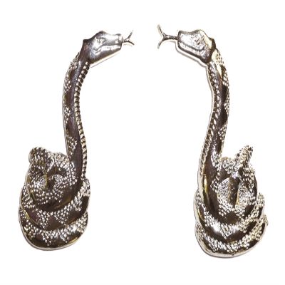 Clint Eastwood Rattlesnake Gun Grip Metal Inlays Movie Prop - One Pair - New - Great Gift