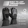 Gordini Men's Gore-Tex Gloves for Cold Weather & Wind Snowboard & Skiing Adjustable Straps Keeping Waterproof Insulated Warm view 2