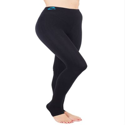 CzSalus Lipedema Lymphedema, POTS Support high Compression Leggins (K2=25-30 mmHg) - (Black, 3XLs)