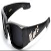 LOCS Sunglasses Hardcore Black Dark Lens OG Stylish Square 0152 w Bag view 1