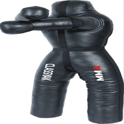 Classyak MMA Grappling Dummy Standing Position Cross Fita Style Jiu Jitsu Punching Bag Black - 59 inches