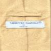 Vesuvio Napoli Gold Color PAISLEY NeckTie & Handkerchief Matching Neck Tie Set view 2