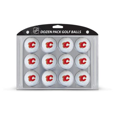Team Golf NHL Calgary Flames Golf Balls, 12 Pack Dozen Regulation Size Golf Balls, 12 Pack, Full Color Durable Team Imprint