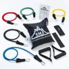 Black Mountain Products Resistance Band Set with Door Anchor, Ankle Strap, Exercise Chart, and Carrying Case, 48" view 3