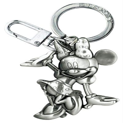 Disney Minnie Waving Pewter Keyring