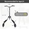 AODI 3 Wheel Foldable Scooter Swing Scooter Tri Slider Kick Wiggle Scooters Push Drifting with Adjustable Handle for Boys/Girl/Adult Age 8 Years Old and Up view 4