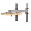XMARK Wall Mounted Speed Bag Platform with Shackle Swivel for MMA and Boxing (Gray Frame) view 2