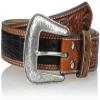 Nocona Men's Black Gato Center, Black/Tan, 36 view 1