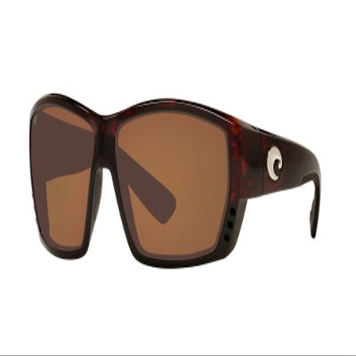 Costa Man Sunglasses Tortoise Frame, Copper Lenses, 62MM